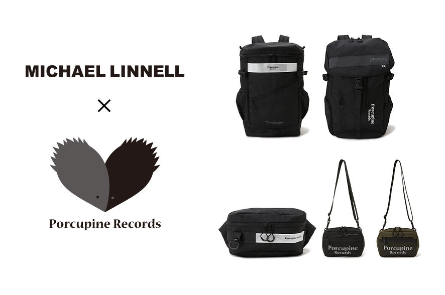 MICHAEL LINNELL×Porcupine Records(ポキュパイン・レコード)のコラボレーションバッグが登場!!