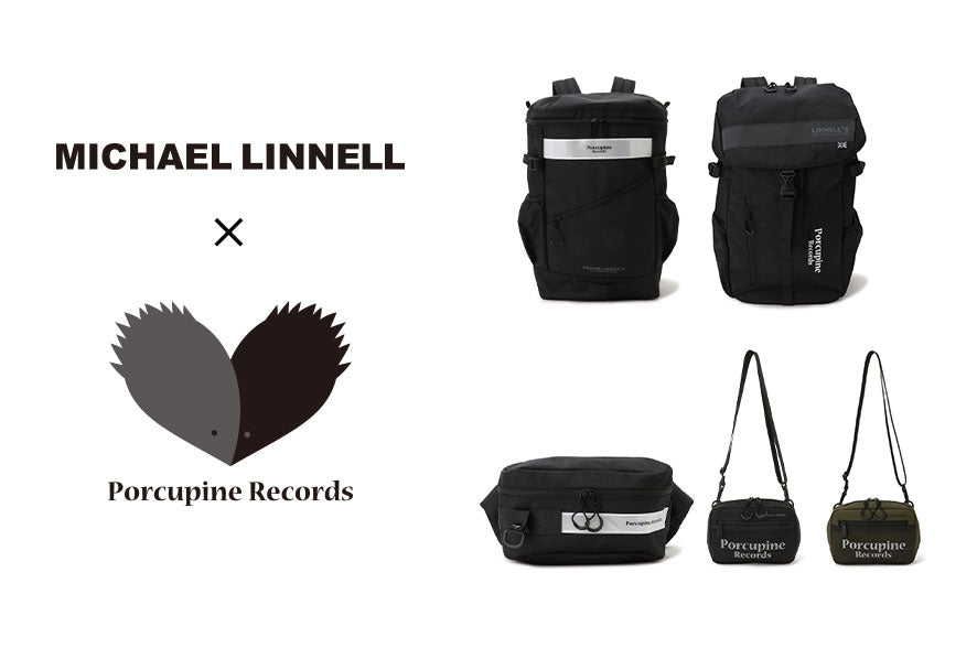 MICHAEL LINNELL×Porcupine Records（ポキュパイン・レコード）のコラボレーションバッグが登場!!